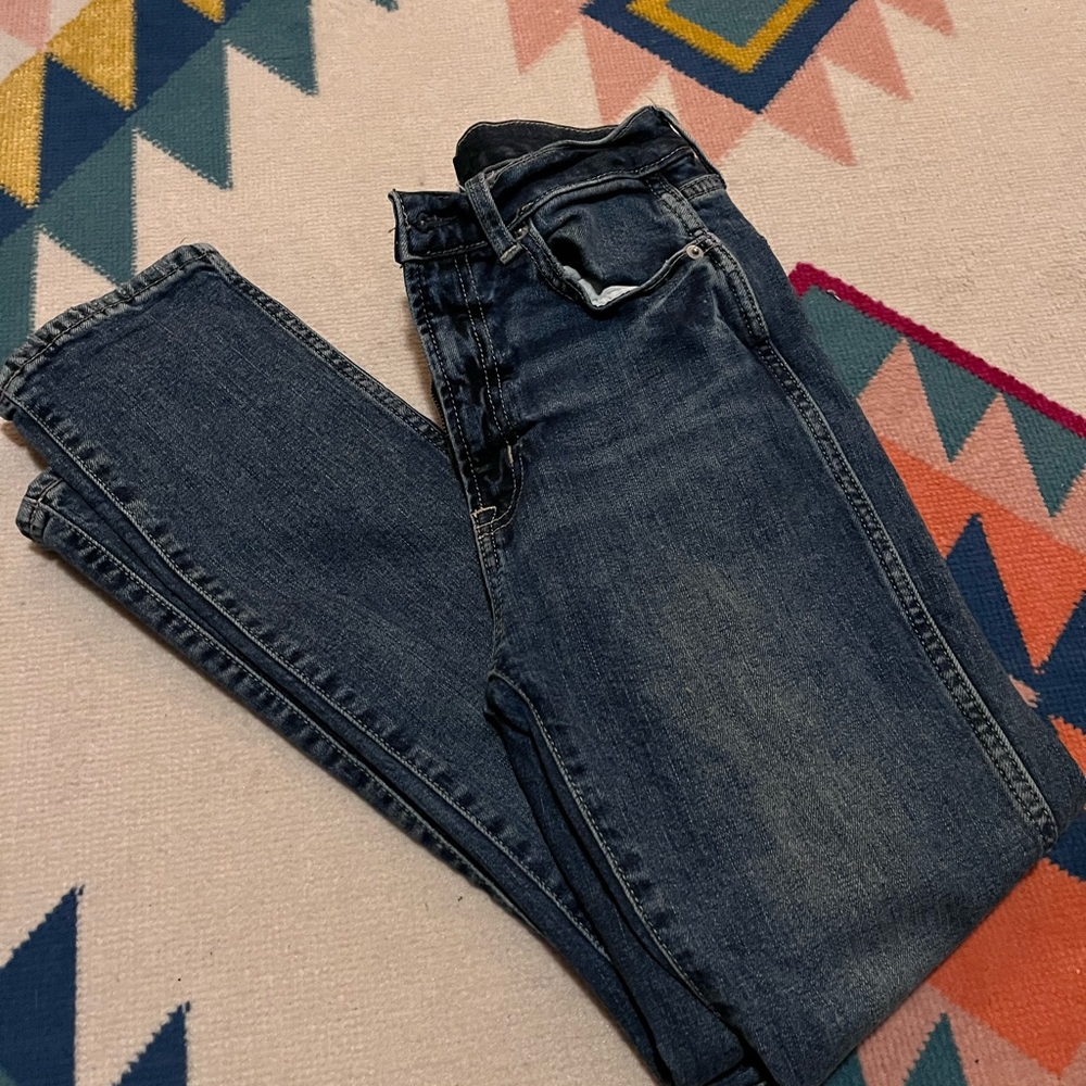 Gap Denim - Cigarette 0/25R- Medium Wash